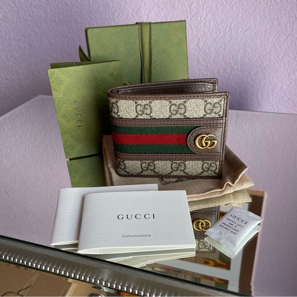 Authentic GUCCI Ophidia GG Bifold Mens Wallet with all packaging! GREAT GIFT! - Picture 10 of 10